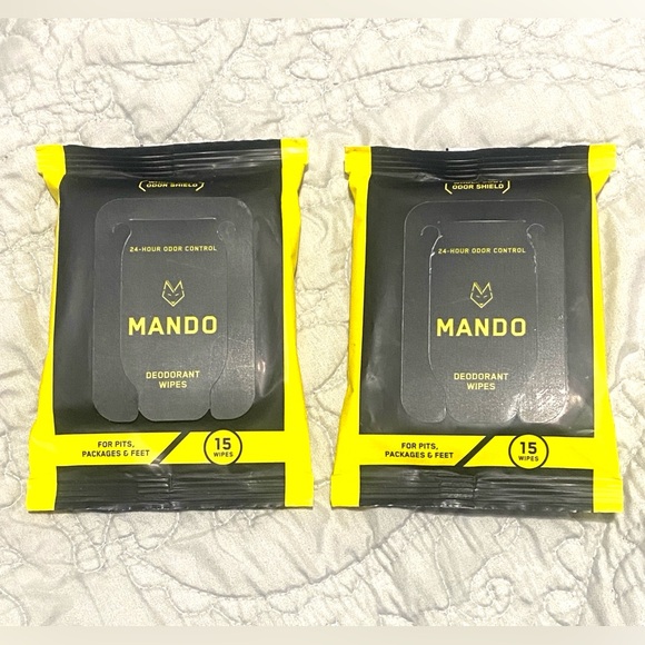Black and Yellow Deodorant Wipes - Picture 1 of 4